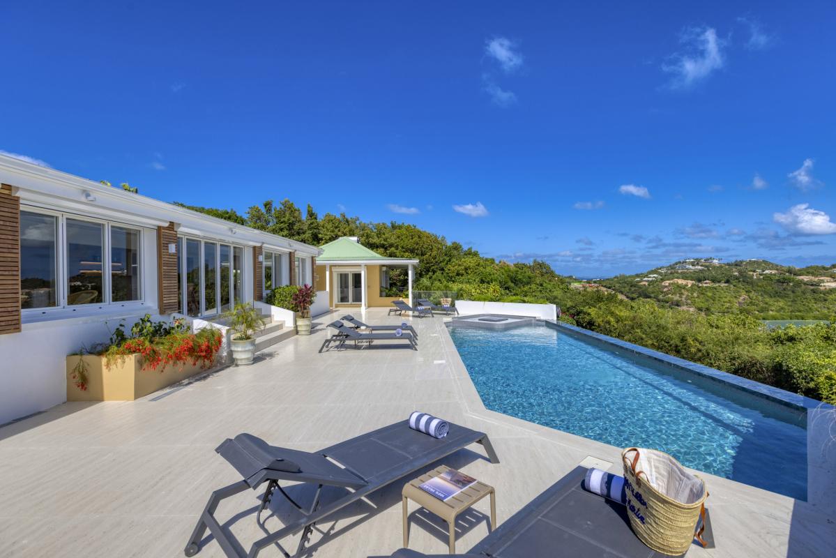 4.Location Villa piscine vue mer Terres Basses Saint Martin_vue mer